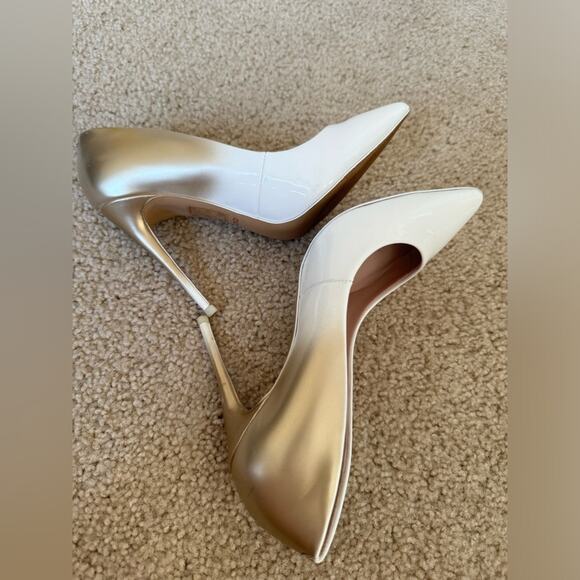 Aldo Ombre White/Gold Stessy Stiletto Heel/Pumps - Size 6.5 - Picture 4 of 12